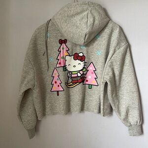 NWT Aeropostale Hello‎ Kitty Cropped Hoodie Winter XS